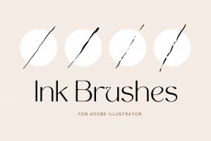 Ink Brushes For Adobe Illustrator