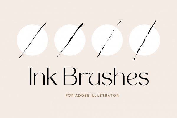 thin inking brush download illustrator