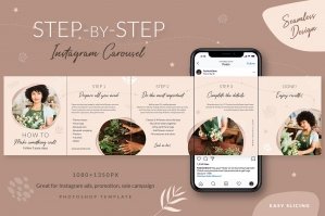 Step By Step Instagram Carousel Vol 5