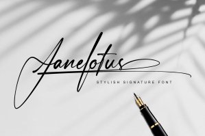 Janelotus - Stylish Signature Font