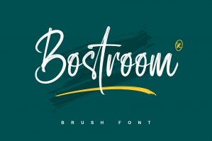 Bostroom - Brush Font