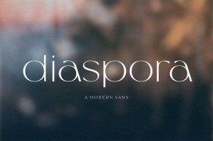 Diaspora Modern Sans Serif Font