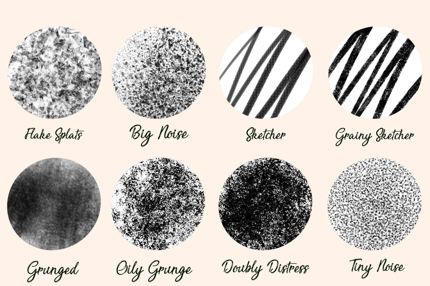 The Big Texture Brush Kit For Procreate - Design Cuts