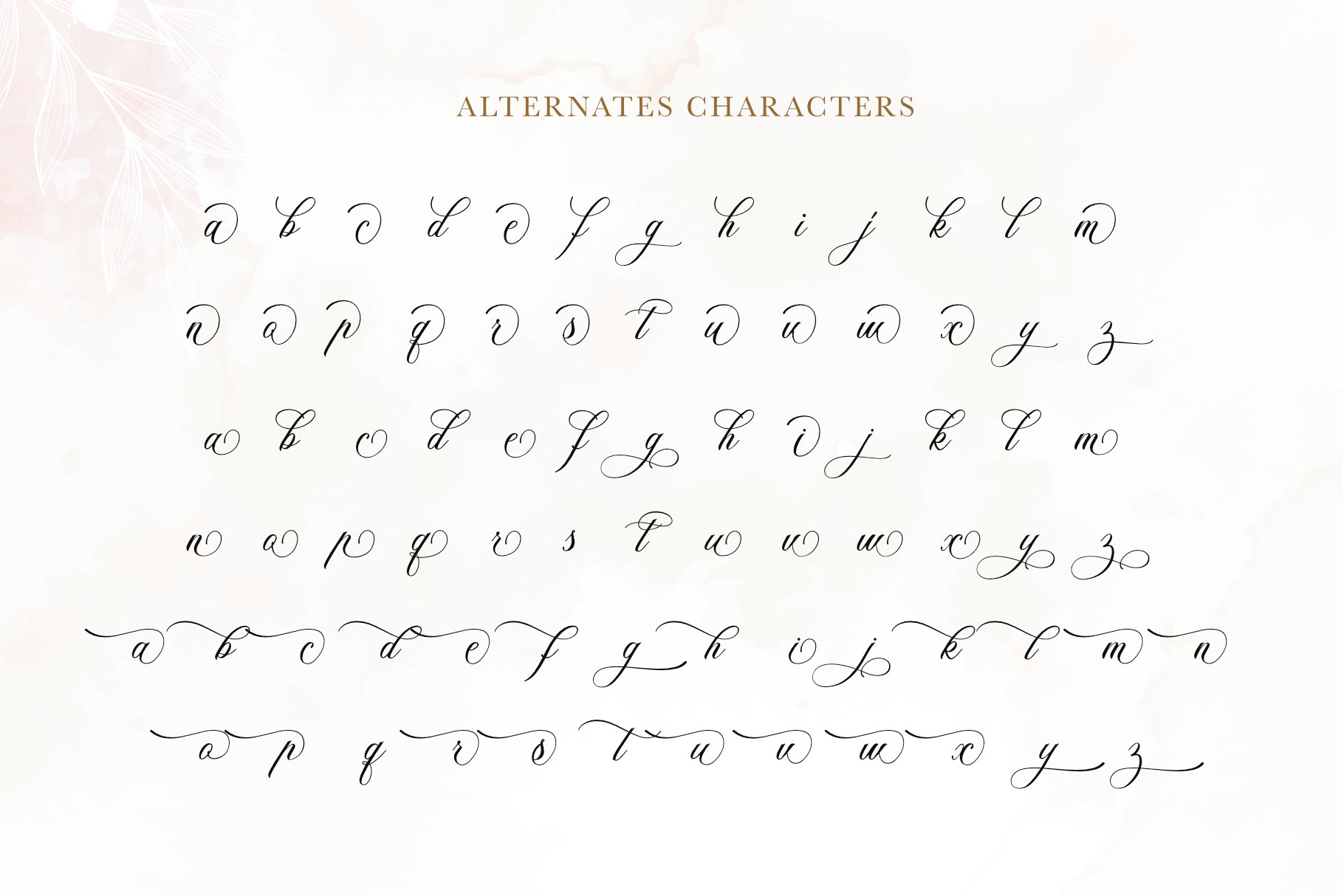 Alexandra Calligraphy - Design Cuts
