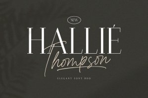 Hallie Thompson - Elegant Font Duo