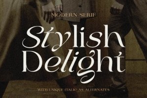 Stylish Delight - Modern Serif