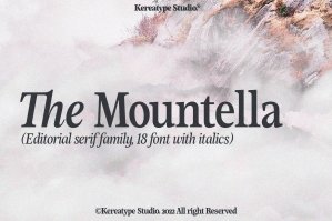 Mountella - Serif Font Family