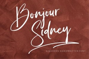 Bonjour Sydney - Signature Font