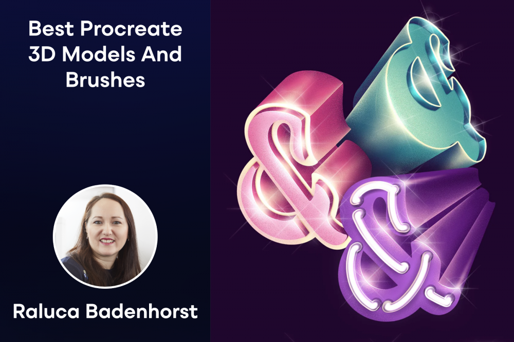 Best Procreate 3D Models And Brushes - Design Cuts