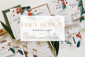 Fancy Tropical Wedding Suite