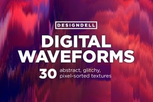 Digital Waveforms Textures