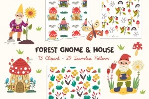 Forest Gnome & House