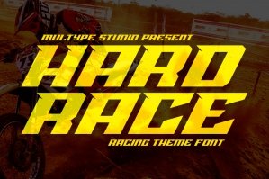Hard Race Racing Font