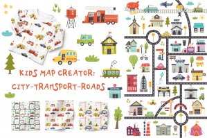 Kids Map Creator - City Map