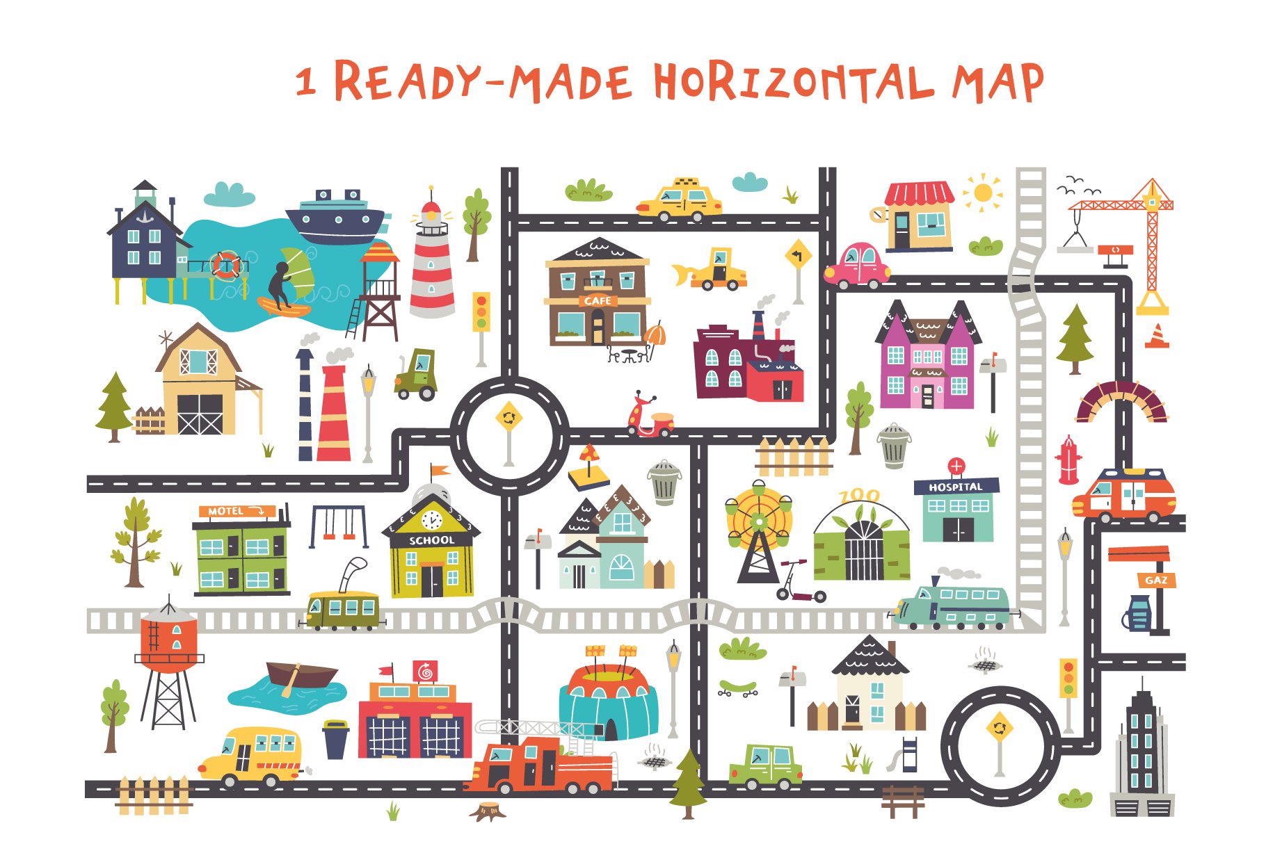 City Map For Kids