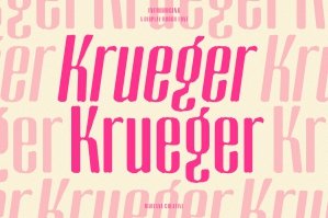 Krueger Sans Display Font