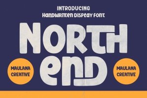 Northend Handwritten Display Font