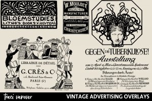 Vintage Advertising Overlays
