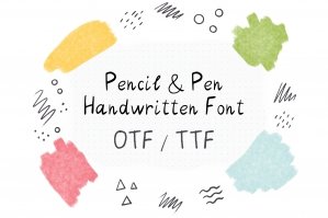 Pencil & Pen - Handwritten Font