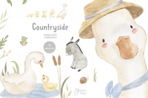 Countryside Watercolor Collection