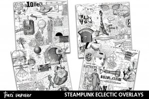 Eclectic Steampunk Overlays