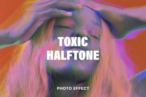 Toxic Halftone Effect