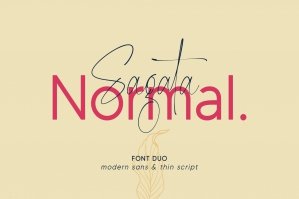 Sagata Normal Font Duo