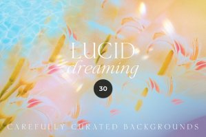 Lucid Dreaming Abstract Psychedelic Backgrounds
