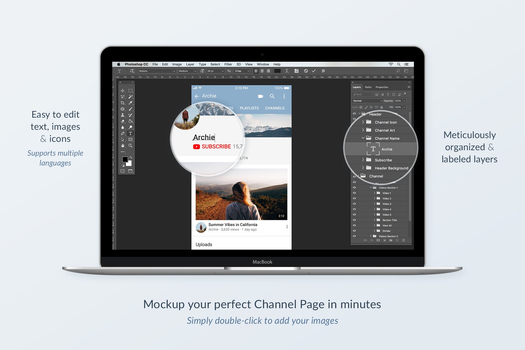 Youtube Social Media Mockups Bundle - Design Cuts