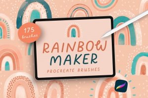 Procreate Boho Rainbow Maker