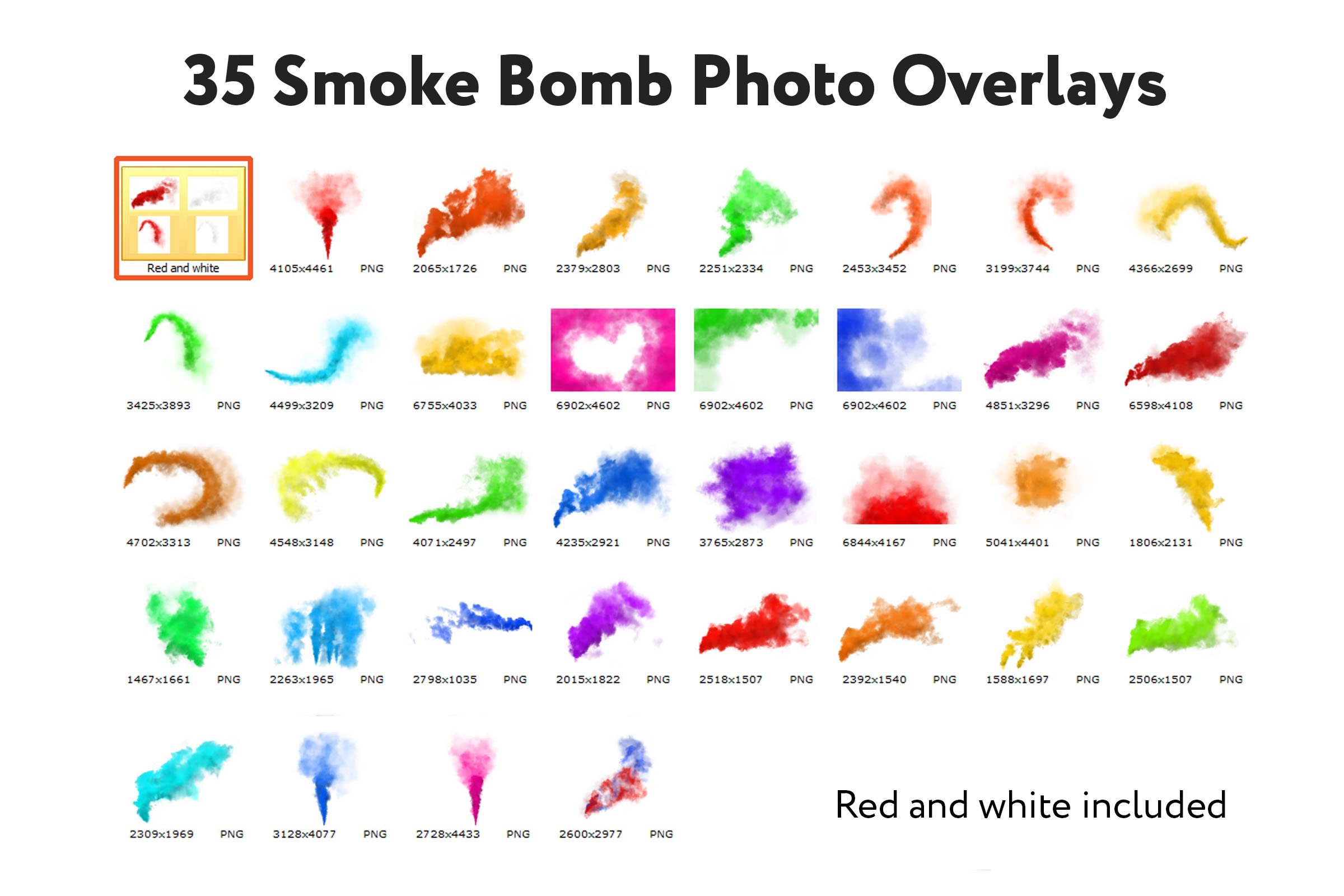 Smoke Bomb Overlays –