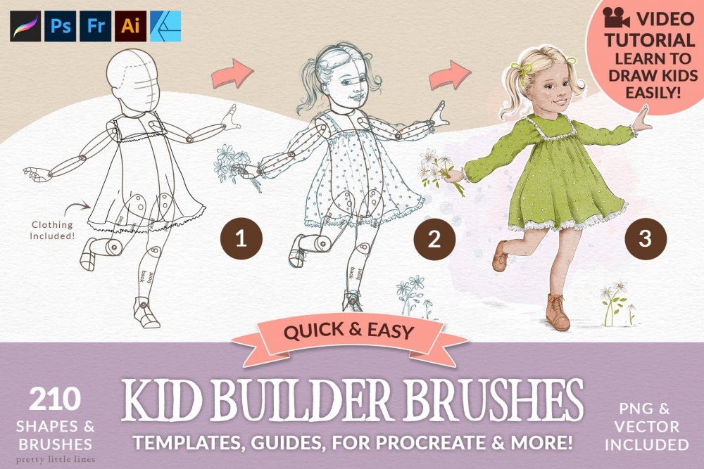 Kid Builder Brushes