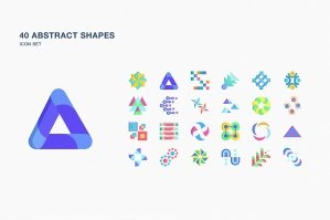 Abstract Shapes Icon Set