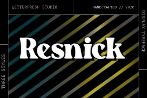 Resnick - Display Font