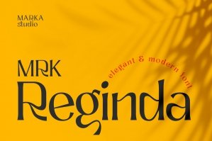 MRK Reginda | Trendy Sans Serif Font
