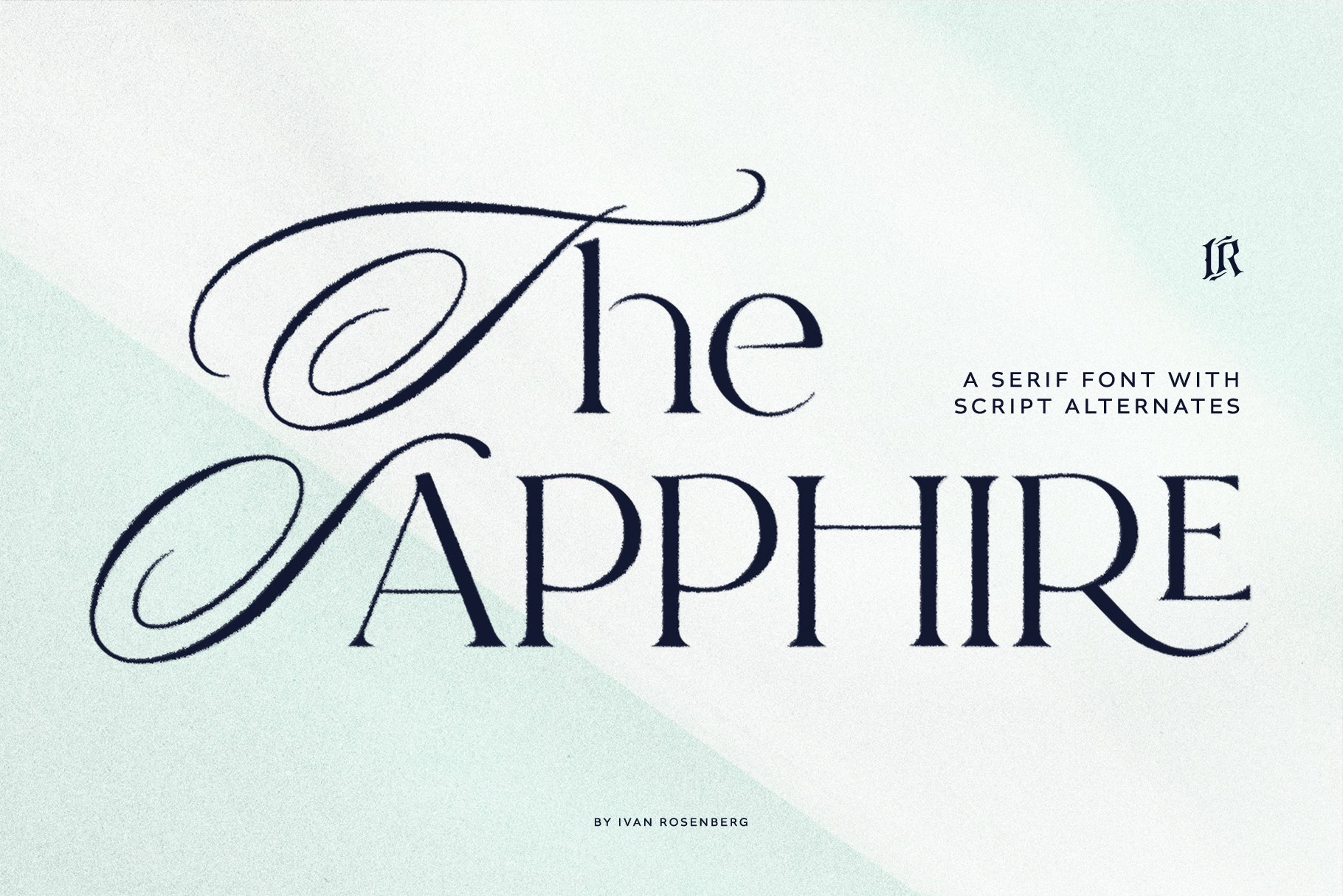 The Sapphire - A Calligraphic Serif - Design Cuts