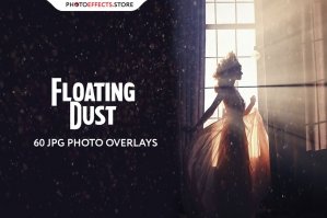 60 Floating Dust Photo Overlays