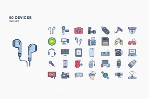 Devices And Gadgets Icon Set