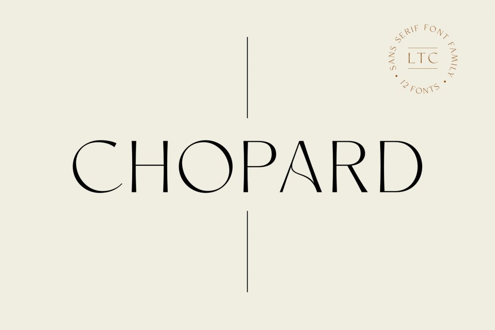 Chopard Magazine Font