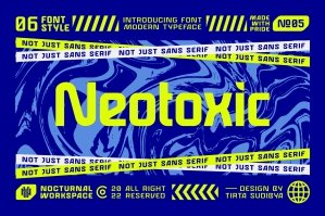 Neotoxic Futuristic Sans Serif