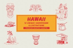 Hawaii - Illustrations
