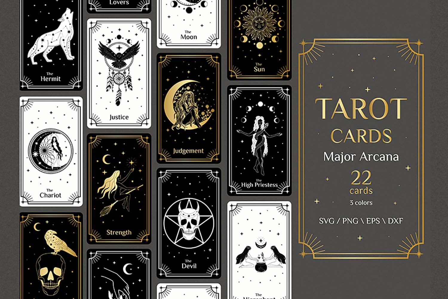 Major Deck - Tarot Cards - Cuts