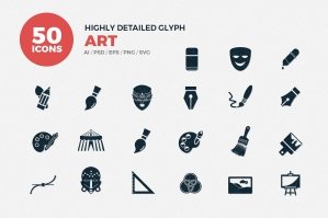 Glyph Icons Art Set