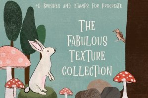 Fabulous Texture Collection - 40 Texture Brushes For Procreate