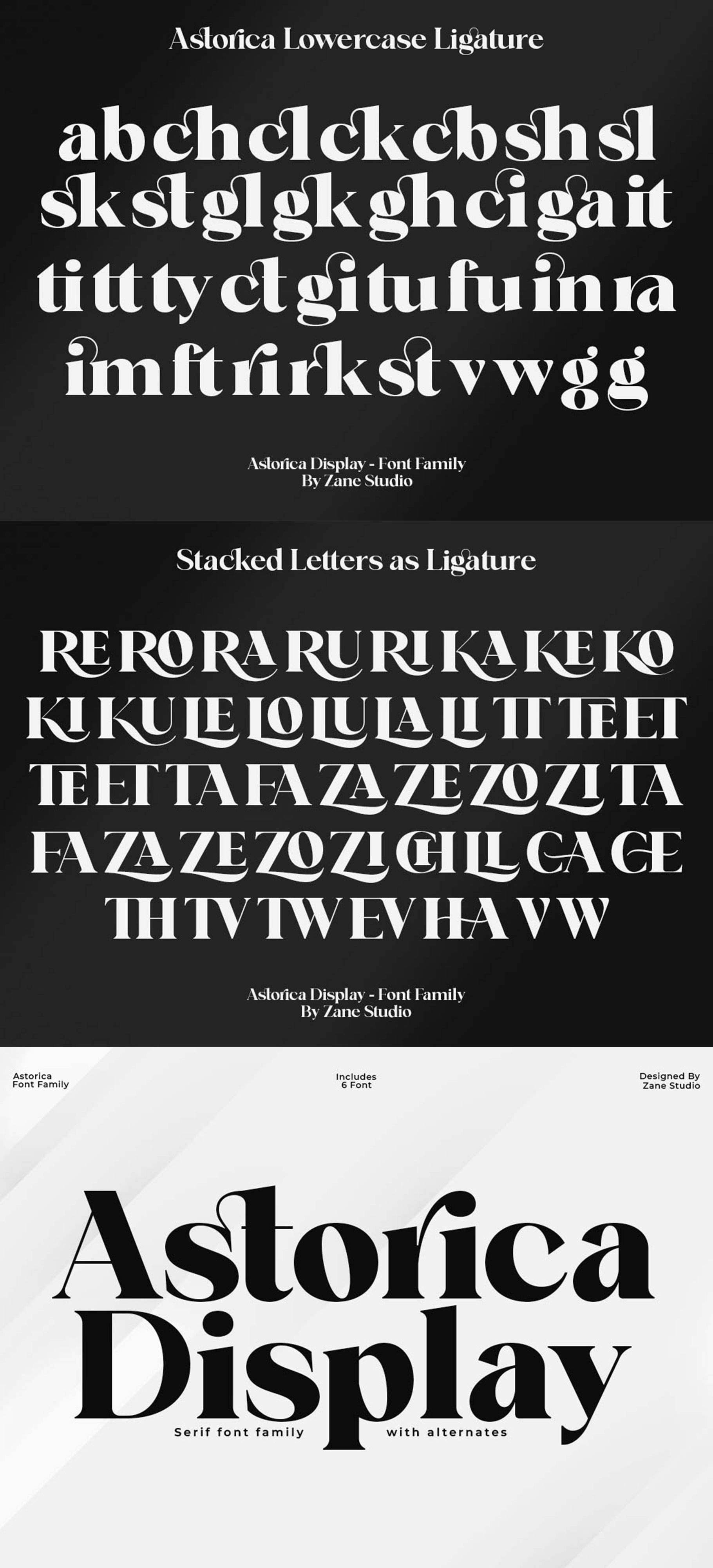Astorica Display - Font Family - Design Cuts