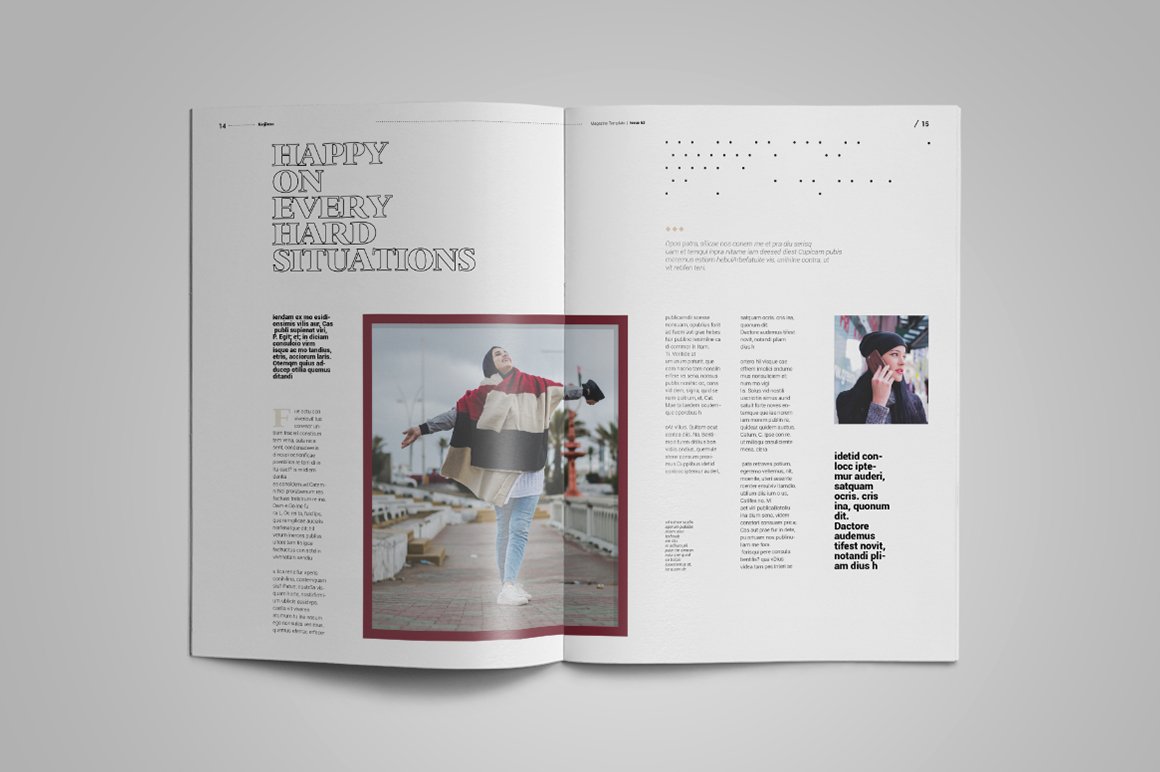 Kojima Magazine Template - Design Cuts