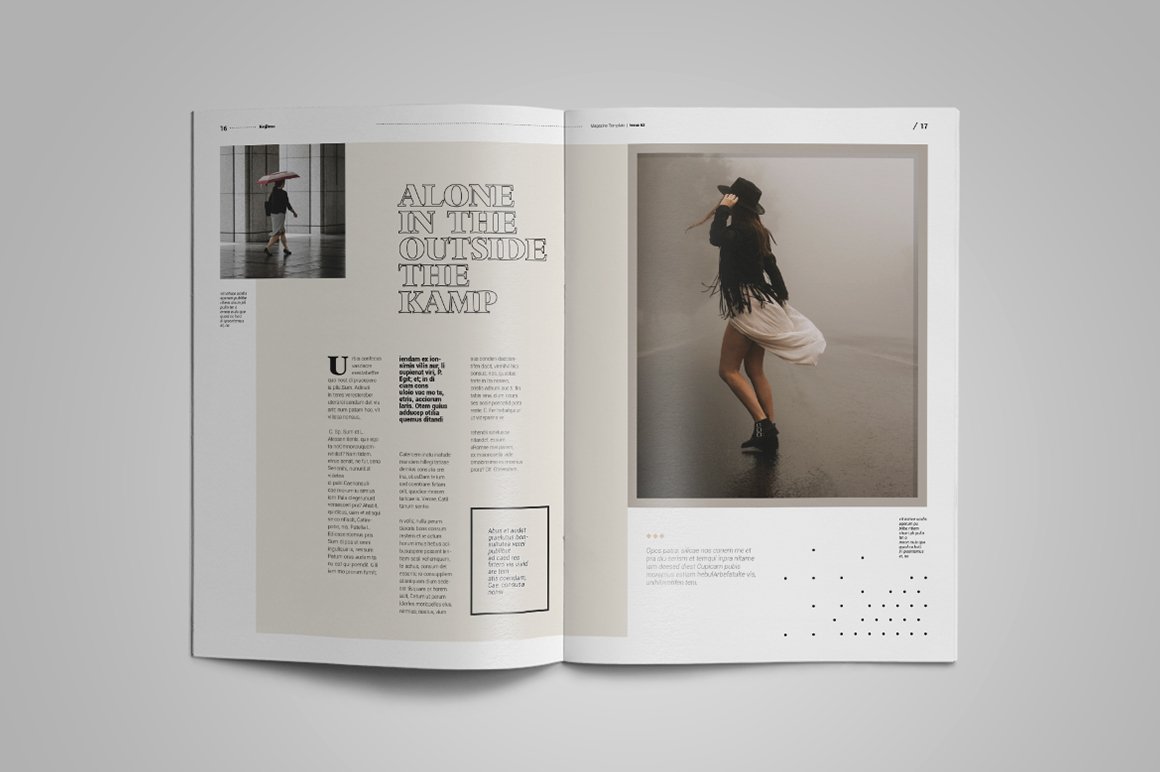 Kojima Magazine Template - Design Cuts