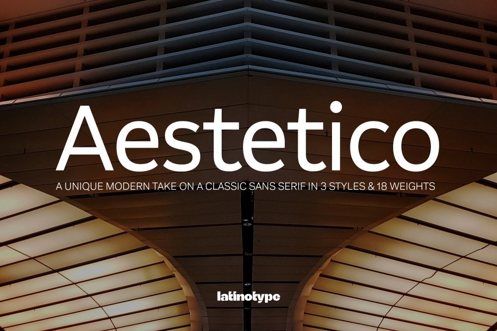 Aestetico Magazine Font