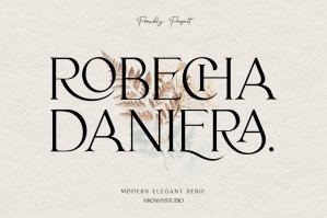 Robecha Daniera - Elegant Serif