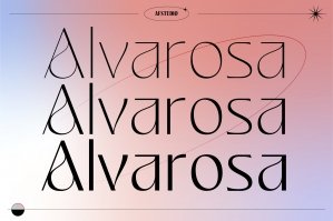 Alvarosa - Luxury Modern Display Typefaces